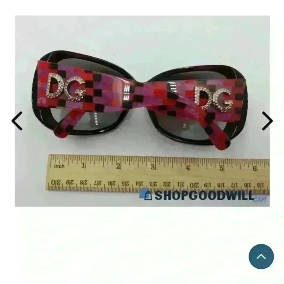 Dolce and Gabbana women’s designer luxury sunglasses. Marbleized colors. COA Inc - Picture 7 of 10